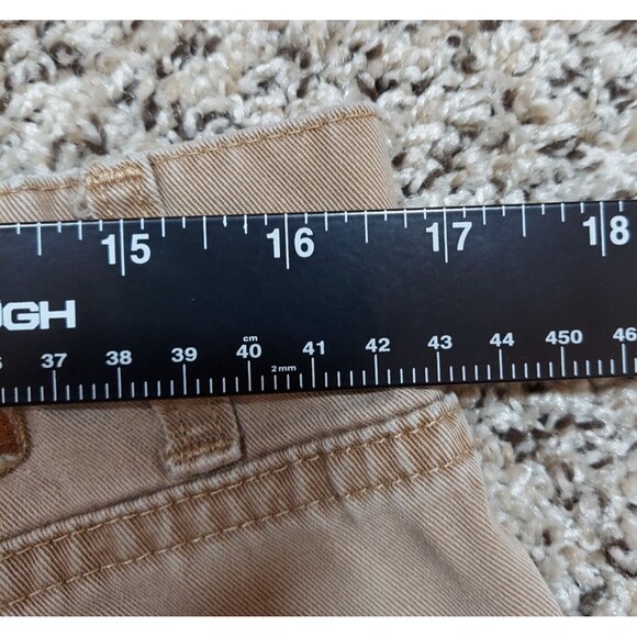 Polo Jeans Co Ralph Lauren Denim 34 Light Brown Straight Weathered Distressed - Picture 7 of 8